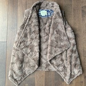 Anthropologie faux fur vest